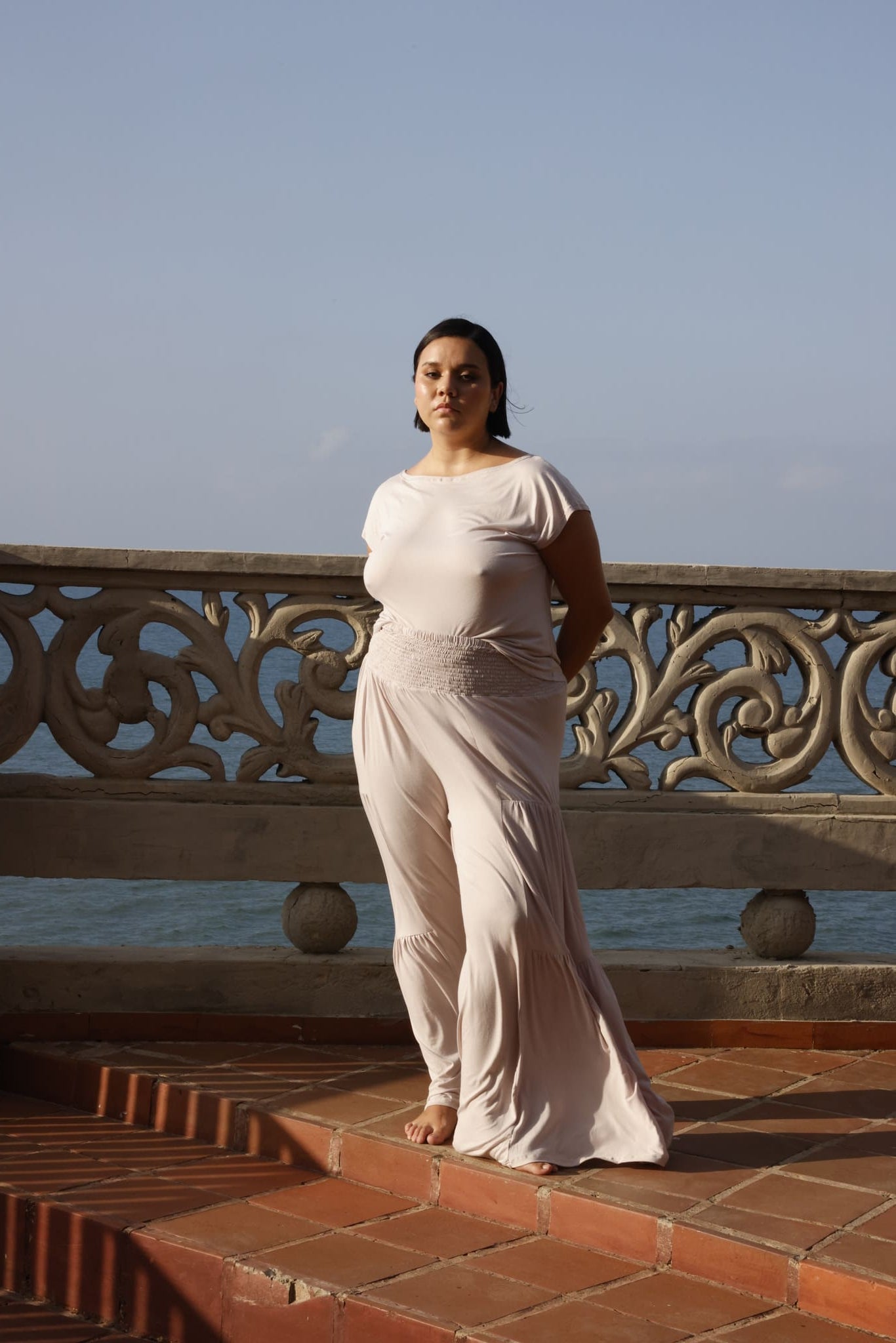 BREATHE PANT SET GRIS CLARO