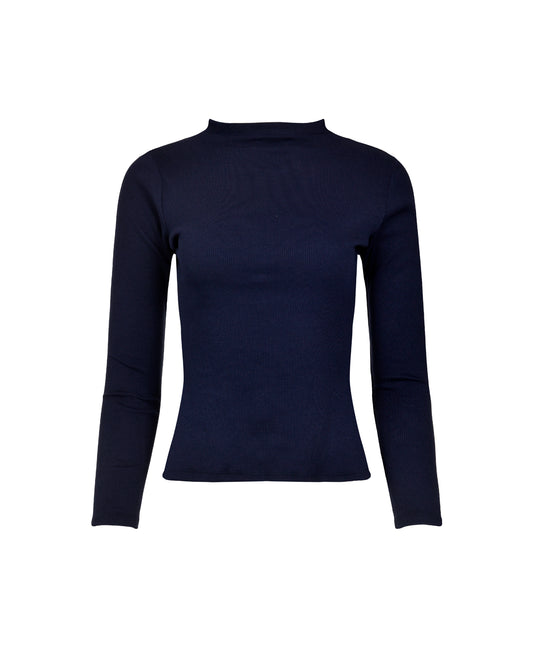 Skin like turtle neck sweater Navy