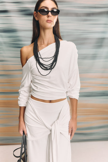 SET DE FALDA EQUILIBRIUM OFF WHITE