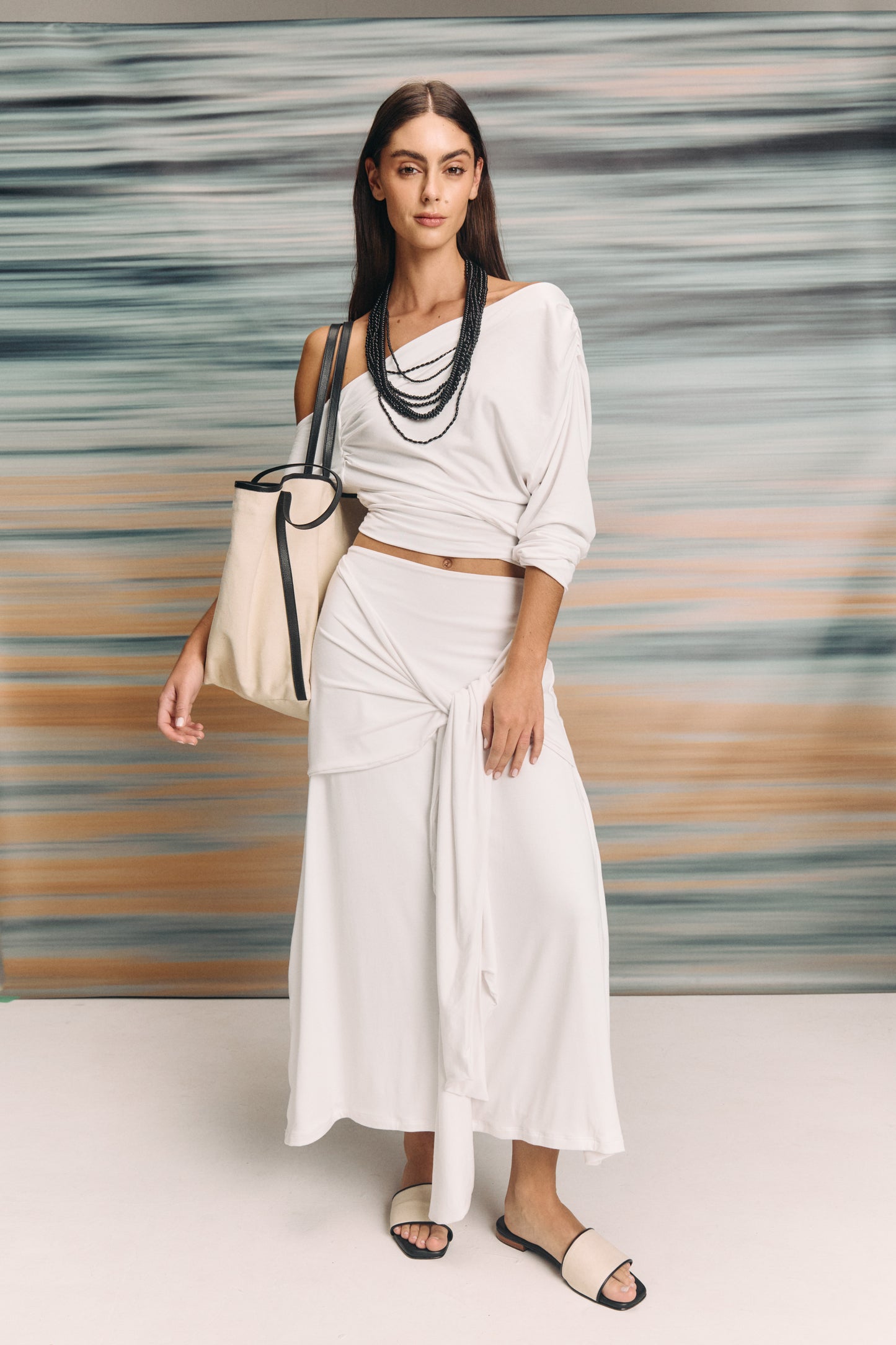 SET DE FALDA EQUILIBRIUM OFF WHITE