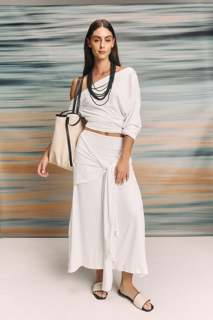 SET DE FALDA EQUILIBRIUM OFF WHITE