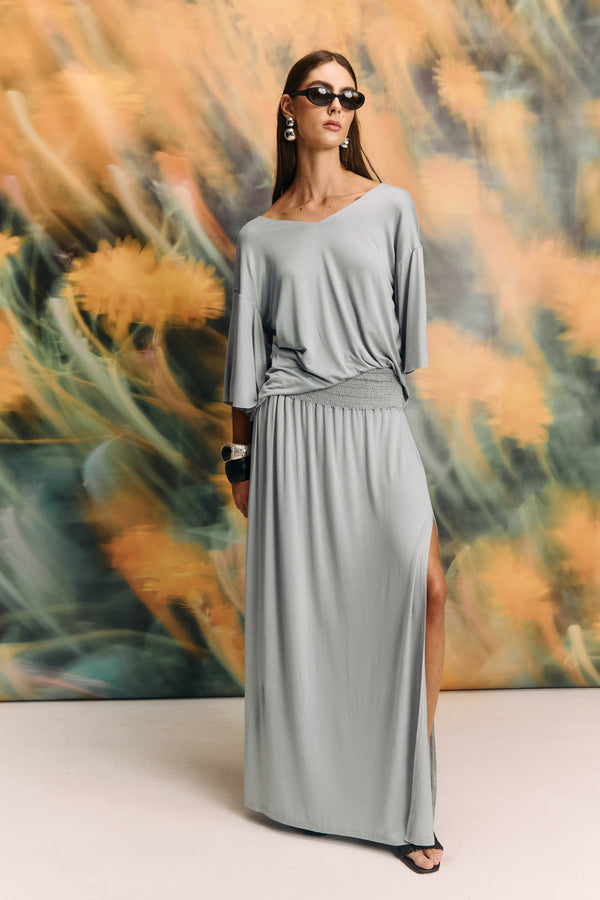 CALM SET FALDA GRAY
