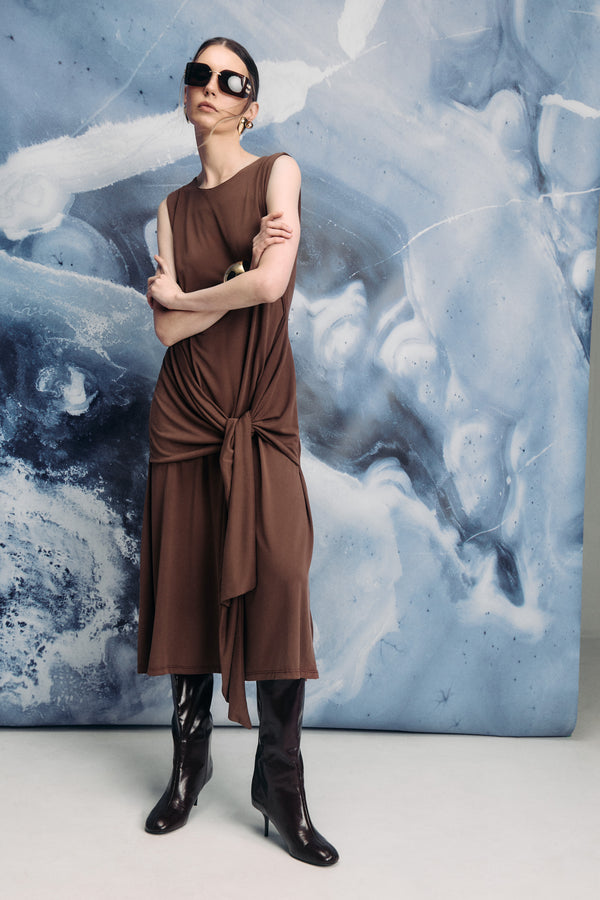 VESTIDO SERENE CHOCOLATE