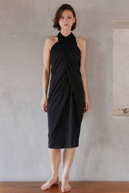 REFINED DRESS NEGRO