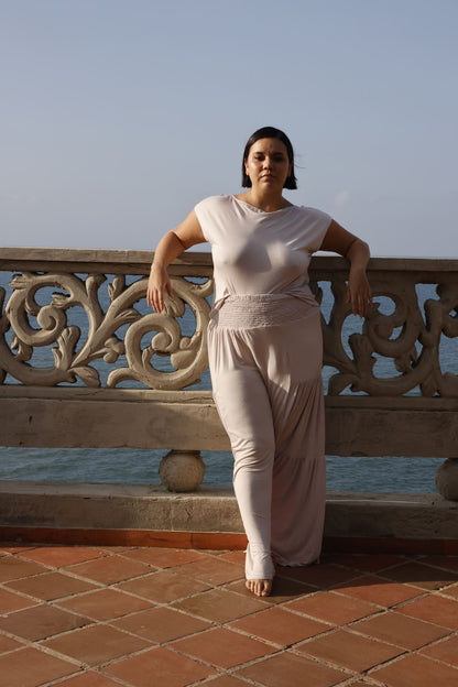 BREATHE PANT SET GRIS CLARO