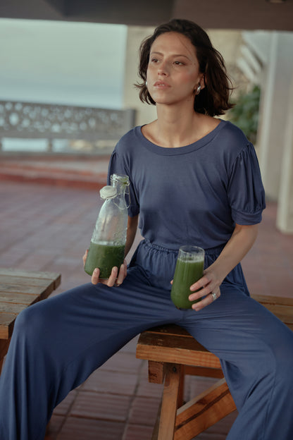 CHILL PANT SET INDIGO