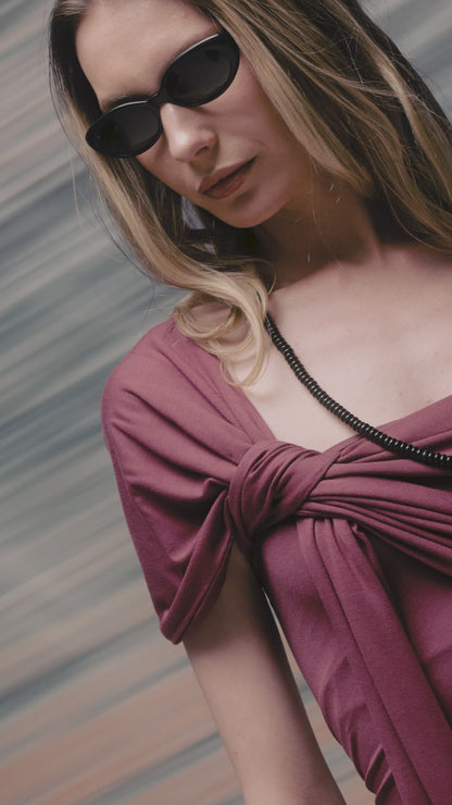 VESTIDO ETHERAL VINOTINTO